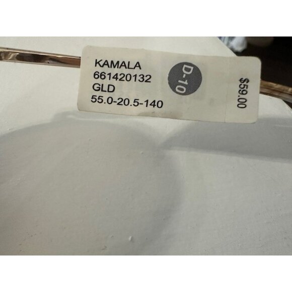 KEO Rx'able Women Sunglasses Kamala Gray Brown Tortoise Gold 55.0-20.5-140 Round - Picture 6 of 10